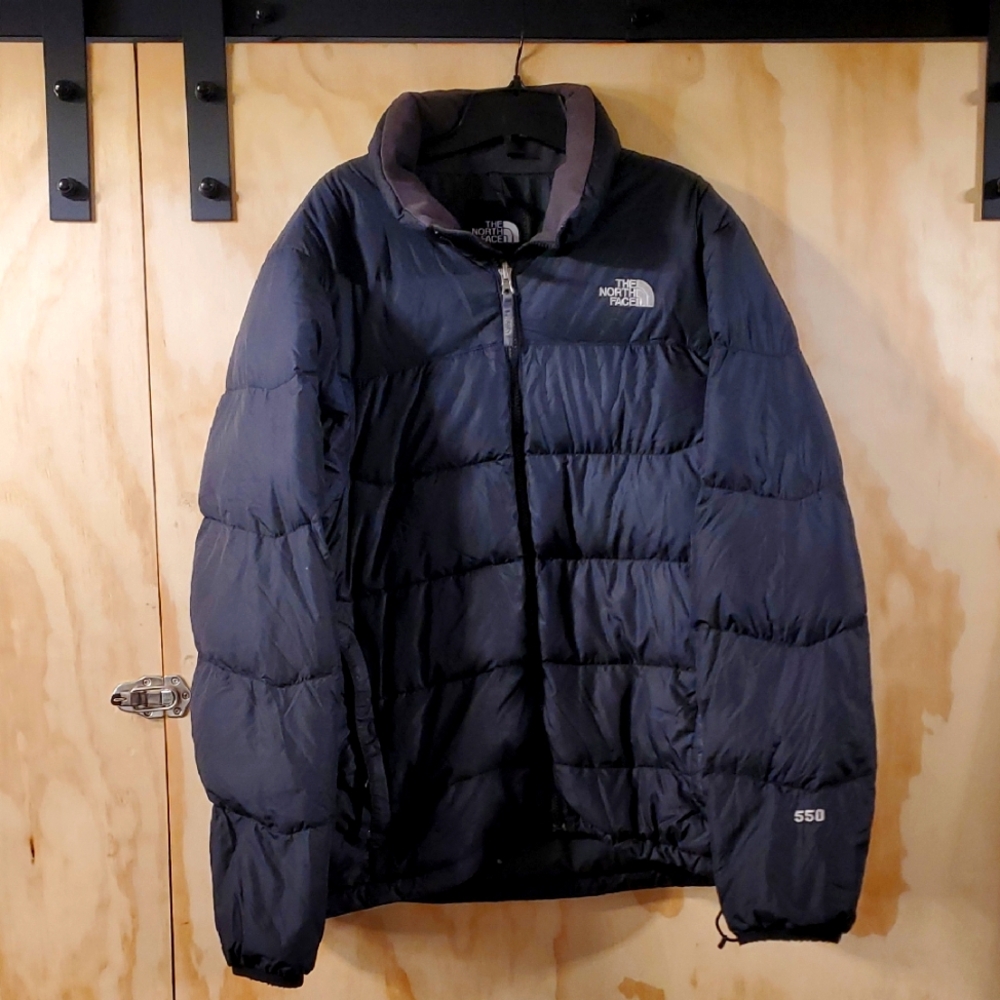 The North Face Men's Dark Blue Puffer Jacket